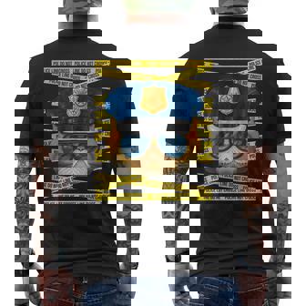 エキゾチック ショートヘア 警察官 警察官 面白い 警察 猫 メンズTシャツ バックプリント - Kawaiitshirt