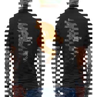 エゴン・シーレによる浮揚1915 メンズTシャツ バックプリント - Kawaiitshirt