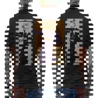 エゴン・シーレによる画家の肖像1910 メンズTシャツ バックプリント - Kawaiitshirt