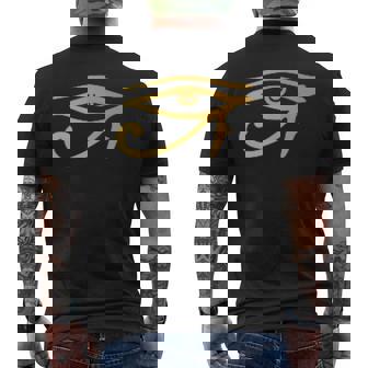 エジプトのラーの目 ホルスの目 メンズTシャツ バックプリント - Kawaiitshirt