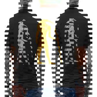 エジプトヒエログリフ ファラオ語 古代エジプト メンズTシャツ バックプリント - Kawaiitshirt