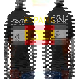 エスパーニャ ヴィンテージ スペイン国旗 スペインお土産 エスパーニャプライド メンズTシャツ バックプリント - Kawaiitshirt