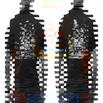 エッグハントにイースターバニーの耳を持つラガディアン。 メンズTシャツ バックプリント - Kawaiitshirt