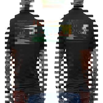 エドワード・ホッパーズ・ナイトホークス メンズTシャツ バックプリント - Kawaiitshirt