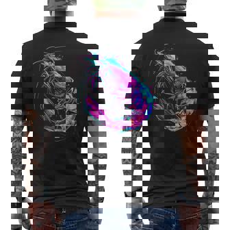 エビ 海 海 海 エビ 海 動物 海洋 哺乳類 モチーフ メンズTシャツ バックプリント - Kawaiitshirt