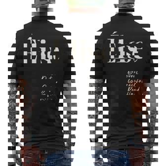 エリーゼ 威厳があり、優雅で洗練された メンズTシャツ バックプリント - Kawaiitshirt