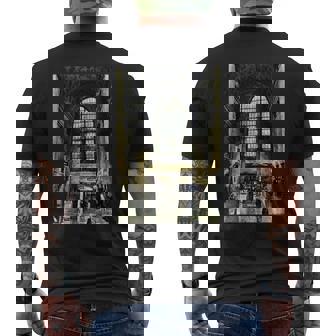 エンバーケーション ユニオンステーションシカゴ メンズTシャツ バックプリント - Kawaiitshirt