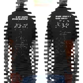 オイラーのアイデンティティ数学方程式 メンズTシャツ バックプリント - Kawaiitshirt