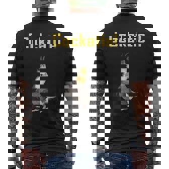 オカメインコ、オカメインコの飼い主のための面白いアイデア。 メンズTシャツ バックプリント - Kawaiitshirt