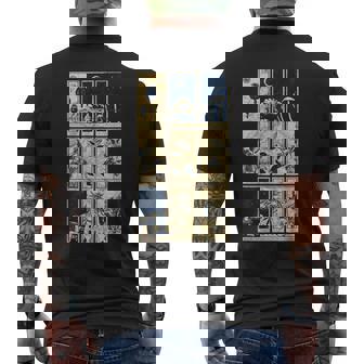 オカルト精神活性植物サイケデリックゴシック薬タロット メンズTシャツ バックプリント - Kawaiitshirt