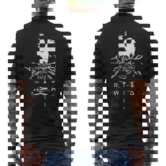 オクトーバーフェスト 風見鶏 コスチューム オンドリとプレッツェルの矢 メンズTシャツ バックプリント - Kawaiitshirt