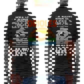 オリオールズが本当に好きだいいか？オリオール メンズTシャツ バックプリント - Kawaiitshirt