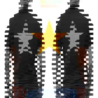 オレンジスター 複数の色 メンズTシャツ バックプリント - Kawaiitshirt