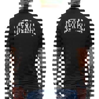 オーストラリアカレッジ大学スタイル メンズTシャツ バックプリント - Kawaiitshirt