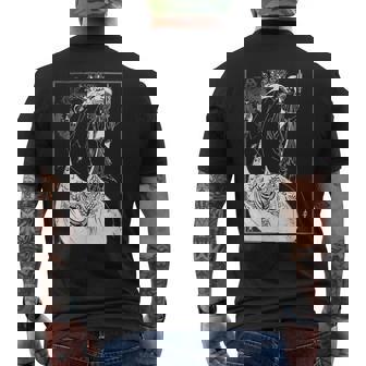 オーブリー・ビアズリーのピーコックスカート1893 メンズTシャツ バックプリント - Kawaiitshirt