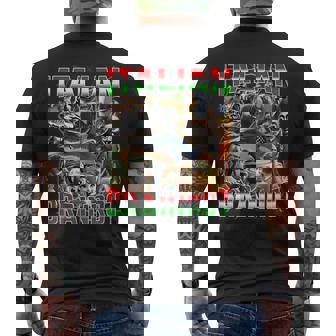 オールイタリアンブレインローミーム-イタリアンブレインロット メンズTシャツ バックプリント - Kawaiitshirt