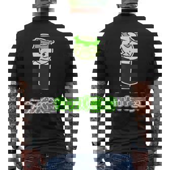 カッパ巻き【カッパ くん】河童 お寿司【どうぶつフレンズ】妖怪 ゆるくて かわいい キャラクター イラスト メンズTシャツ バックプリント - Kawaiitshirt