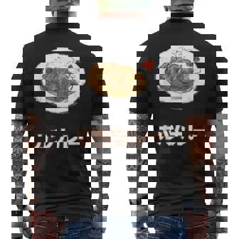 カツカレー Katsu Curry メンズTシャツ バックプリント - Kawaiitshirt