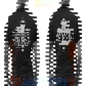 カナダ Never 51 Never 51Sttate カナダ カナダ 国旗 メンズTシャツ バックプリント - Kawaiitshirt