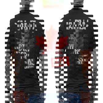 カナダはメープルリーフの愛国的なシャツと一緒に販売されていません。 メンズTシャツ バックプリント - Kawaiitshirt
