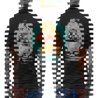 カピバラボクシングチャンピオン 千と千尋の神隠し メンズTシャツ バックプリント - Kawaiitshirt