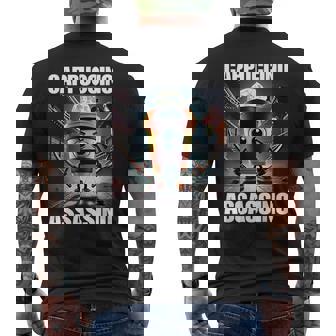 カプチーノ・アサシーノ イタリアンブレインロットミーム メンズTシャツ バックプリント - Kawaiitshirt