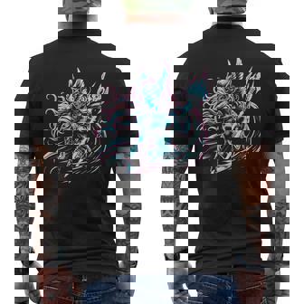 カラフル バイキング ブライトヴァルキリー 北欧神話 メンズTシャツ バックプリント - Kawaiitshirt