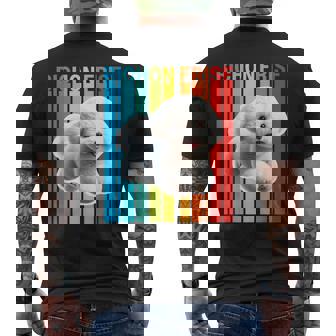 カラフルなビションフリーゼ メンズTシャツ バックプリント - Kawaiitshirt