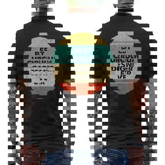 カリキュラムデザイナーシャツ メンズTシャツ バックプリント - Kawaiitshirt