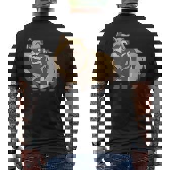 カワイイタヌキ メンズTシャツ バックプリント - Kawaiitshirt