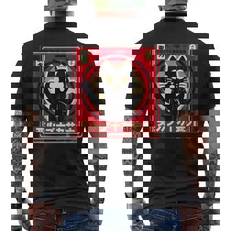 カワイイ猫 日本 アニメ メンズTシャツ バックプリント - Kawaiitshirt