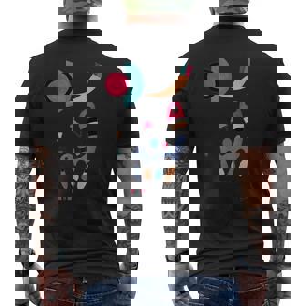 カンディンスキー・コンポジション・アートワーク メンズTシャツ バックプリント - Kawaiitshirt