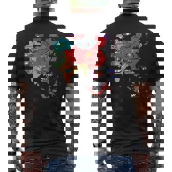 カントリーボール アジア メンズTシャツ バックプリント - Kawaiitshirt