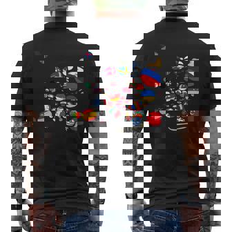 カントリーボール ヨーロッパ 面白い メンズTシャツ バックプリント - Kawaiitshirt