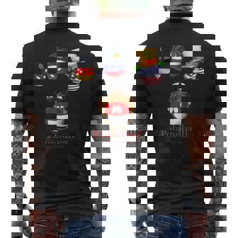 カントリー・ボール メンズTシャツ バックプリント - Kawaiitshirt