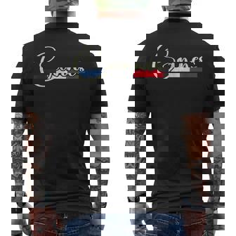 カンヌフランス-カンヌフランス脚本 メンズTシャツ バックプリント - Kawaiitshirt