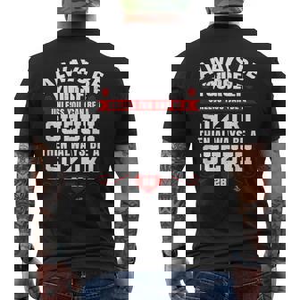 カート・スズキ Always Be Yourself Gameday メンズTシャツ バックプリント - Kawaiitshirt