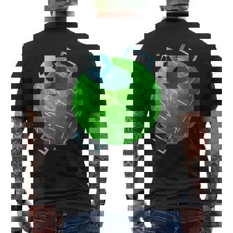 カーブ サッカーボール フィールドゴール サッカー選手 コーチ サッカーファン メンズTシャツ バックプリント - Kawaiitshirt