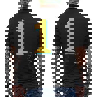 ガッチャマン ユニフォームデザインb-1 メンズTシャツ バックプリント - Kawaiitshirt