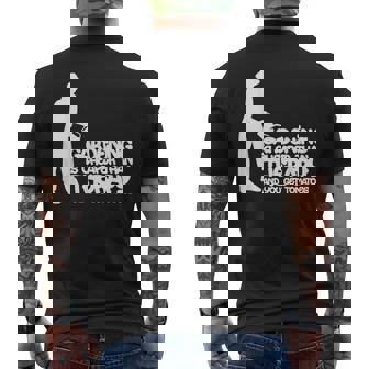 ガーデンセラピー ガーデンシェッド ガーデンテーブル ホビー メンズTシャツ バックプリント - Kawaiitshirt