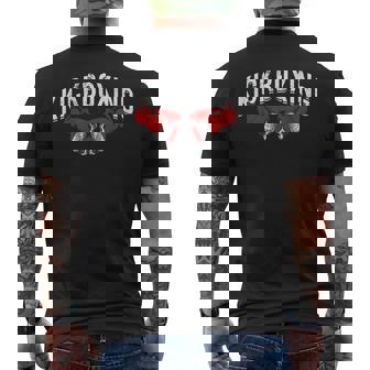 キックボクサー 格闘技 キックボクシング キックボクシング メンズTシャツ バックプリント - Kawaiitshirt