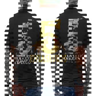 キッズ Tレックス 恐竜 誕生日パーティー装飾 5歳の誕生日 男の子 恐竜 メンズTシャツ バックプリント - Kawaiitshirt