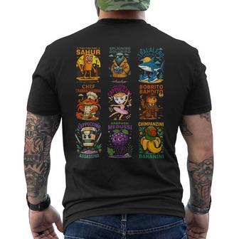 キッズ トップフェイバリット イタリアンブレインロットコレクション Ai生成 メンズTシャツ バックプリント - Kawaiitshirt