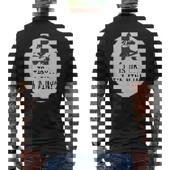 キッズ ファニーニンジャ キッズシャツ ノベルティ 忍者 幼児 男の子 メンズTシャツ バックプリント - Kawaiitshirt