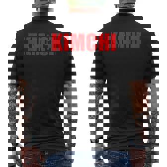 キムチ メンズTシャツ バックプリント - Kawaiitshirt