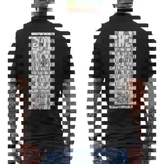 キャラクターモンタージュクリスマスキャロルtシャツ-ヴィンテージスクルージ メンズTシャツ バックプリント - Kawaiitshirt