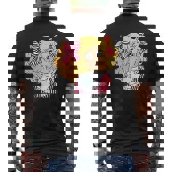 キャンディ キャンディ 日本 レトロ ヴィンテージ 80年代 アニメ 漫画 メンズTシャツ バックプリント - Kawaiitshirt