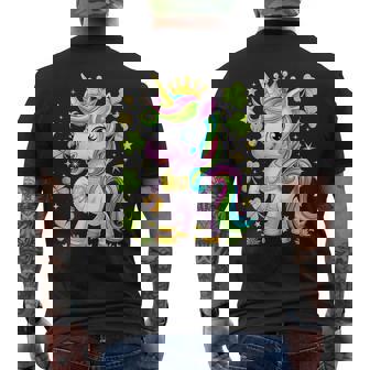 キュート レプリコーン ユニコーン シャムロック 聖パトリックデー ガールズ キッズ メンズTシャツ バックプリント - Kawaiitshirt