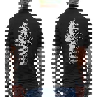 キューピー ベビー スケルトン ゾンビ メンズTシャツ バックプリント - Kawaiitshirt