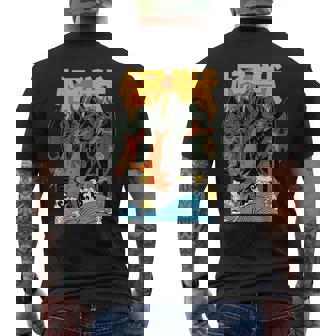 キングギドラ サンセット 和 メンズTシャツ バックプリント - Kawaiitshirt